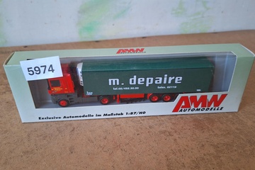 Afbeelding van AMW Automodelle, Renault Magnum Semi-Truck 'm. depaire', 1:87
