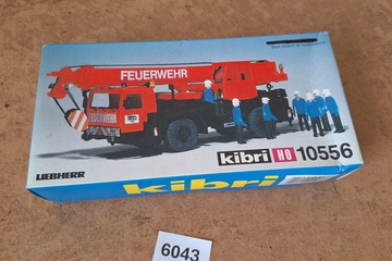 Afbeelding van Kibri H0, 10556 Liebherr Telescoopkraan 'Feuerwehr' Brandweerwagen, 1:87