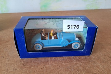 Afbeelding van Kuifje Modelauto 'Bij Kuifje in de Auto' Atlas Edition