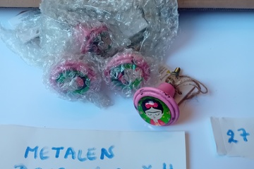 Afbeelding van Deurknoppen metaal 4 stuks