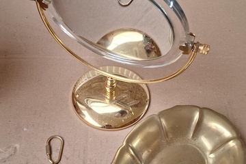 Afbeelding van Schaal, spiegek & kompas