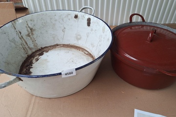 Afbeelding van Emaille kuip & kookpot