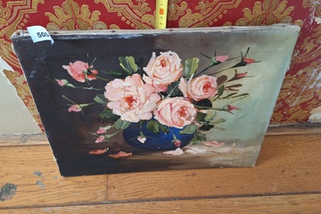 Afbeelding van Bloemen in vaas schilderij