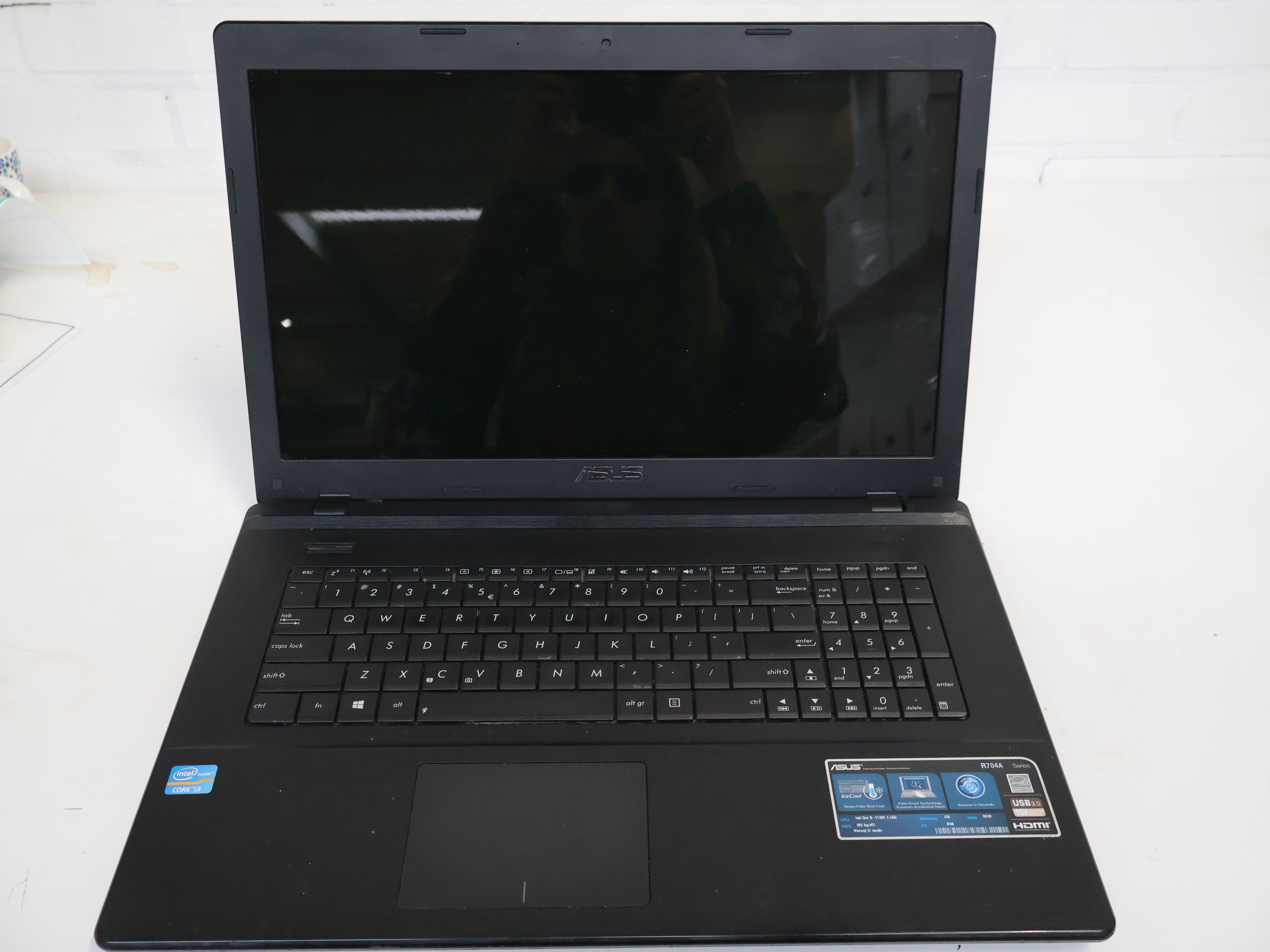 ASUS X75A Zwart – kavel bij GSD Auctions, Zoeterwoude