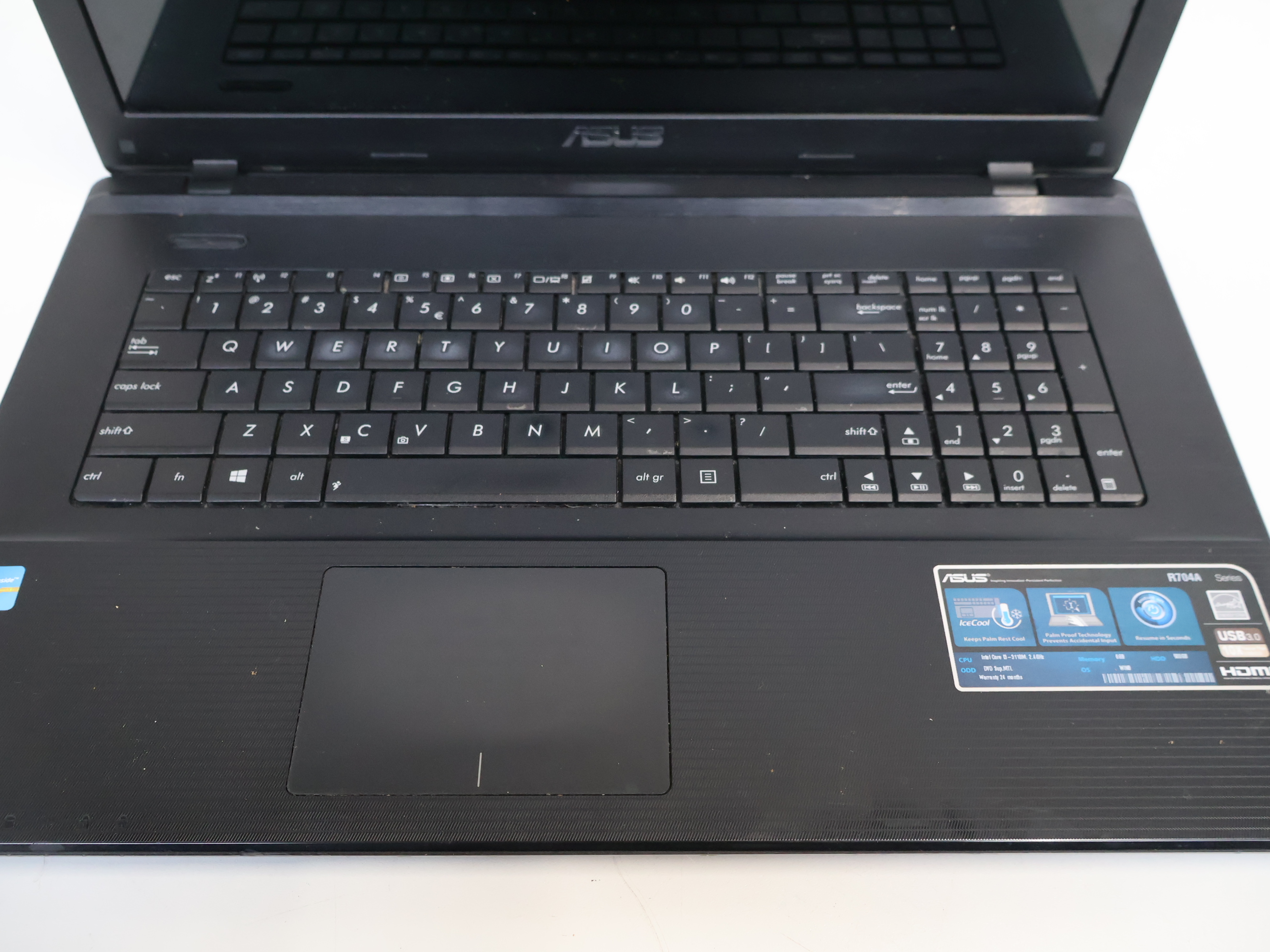 ASUS X75A Zwart – foto 6 – kavel bij GSD Auctions, Zoeterwoude