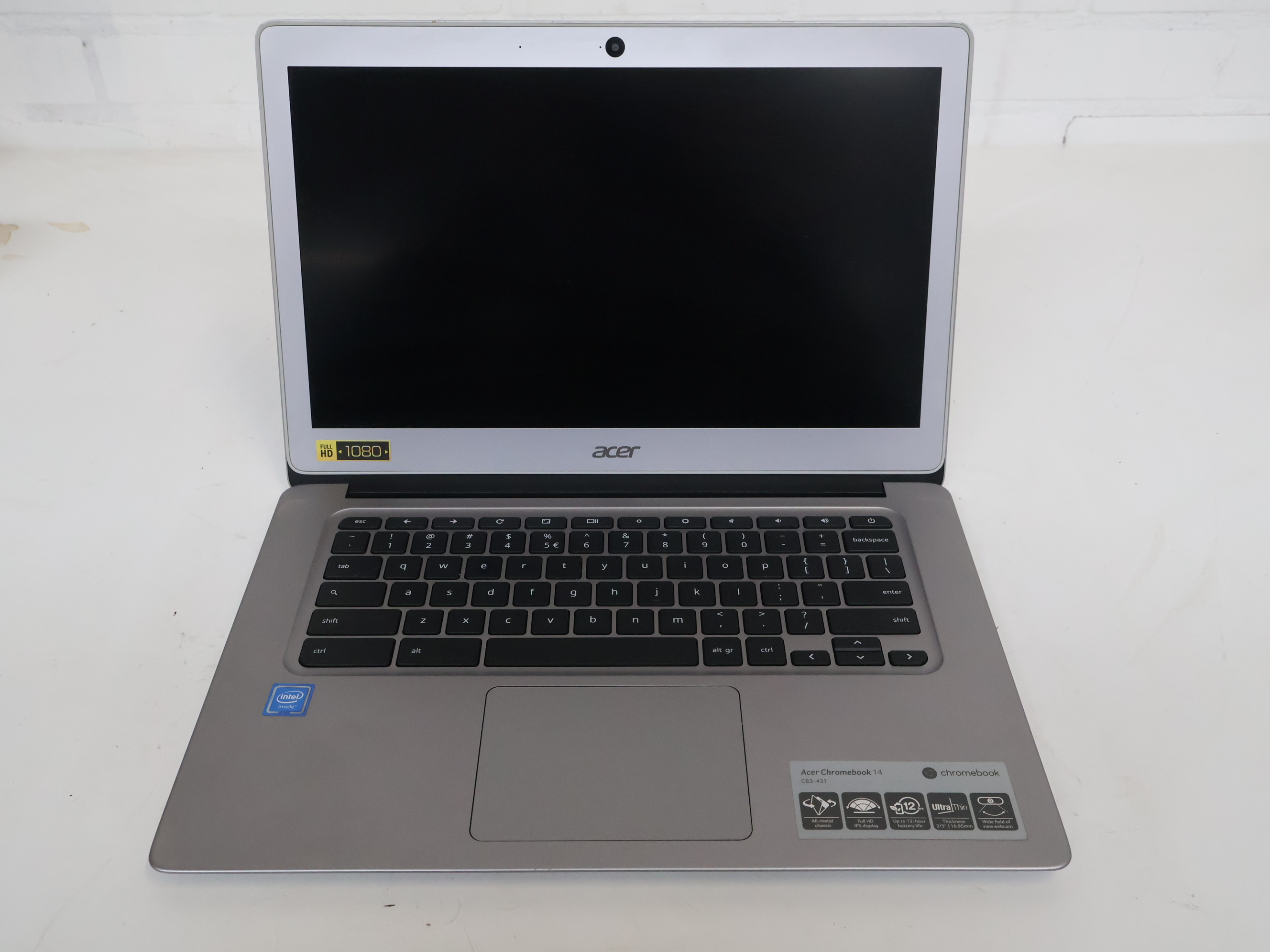 Acer Chromebook 14 CB3-431-C5K7 Grijs – foto 4 – kavel bij GSD Auctions, Zoeterwoude