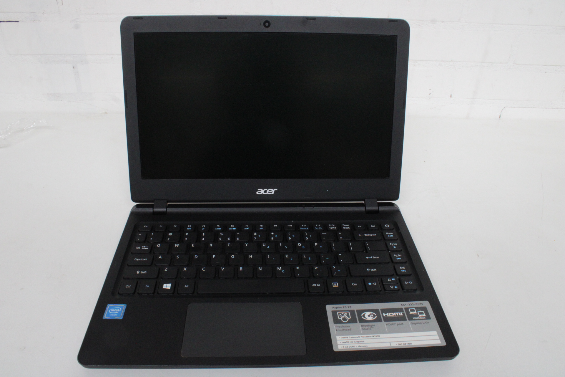 Acer Aspire ES 13 ES1-332-C53V zwart – foto 5 – kavel bij GSD Auctions, Zoeterwoude