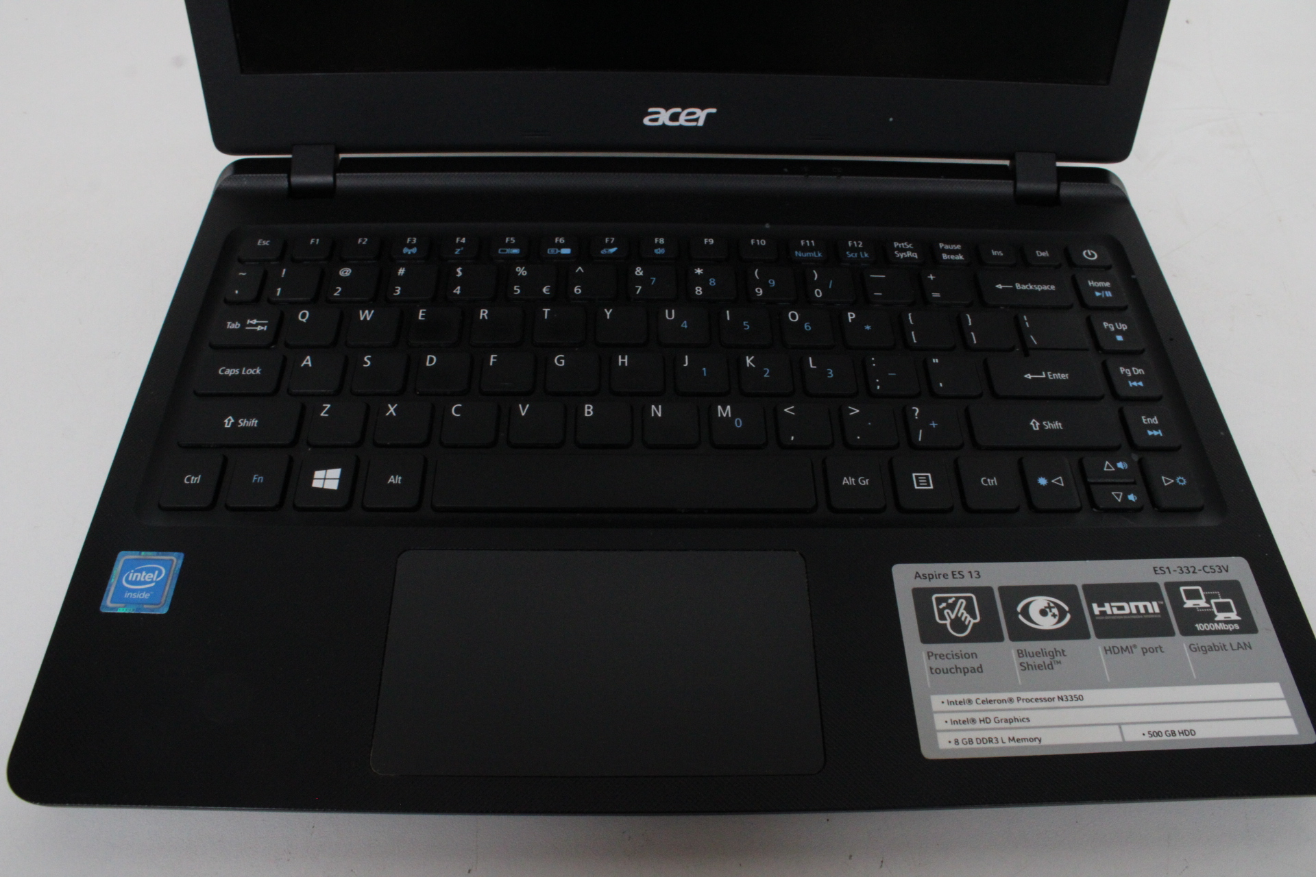 Acer Aspire ES 13 ES1-332-C53V zwart – foto 6 – kavel bij GSD Auctions, Zoeterwoude