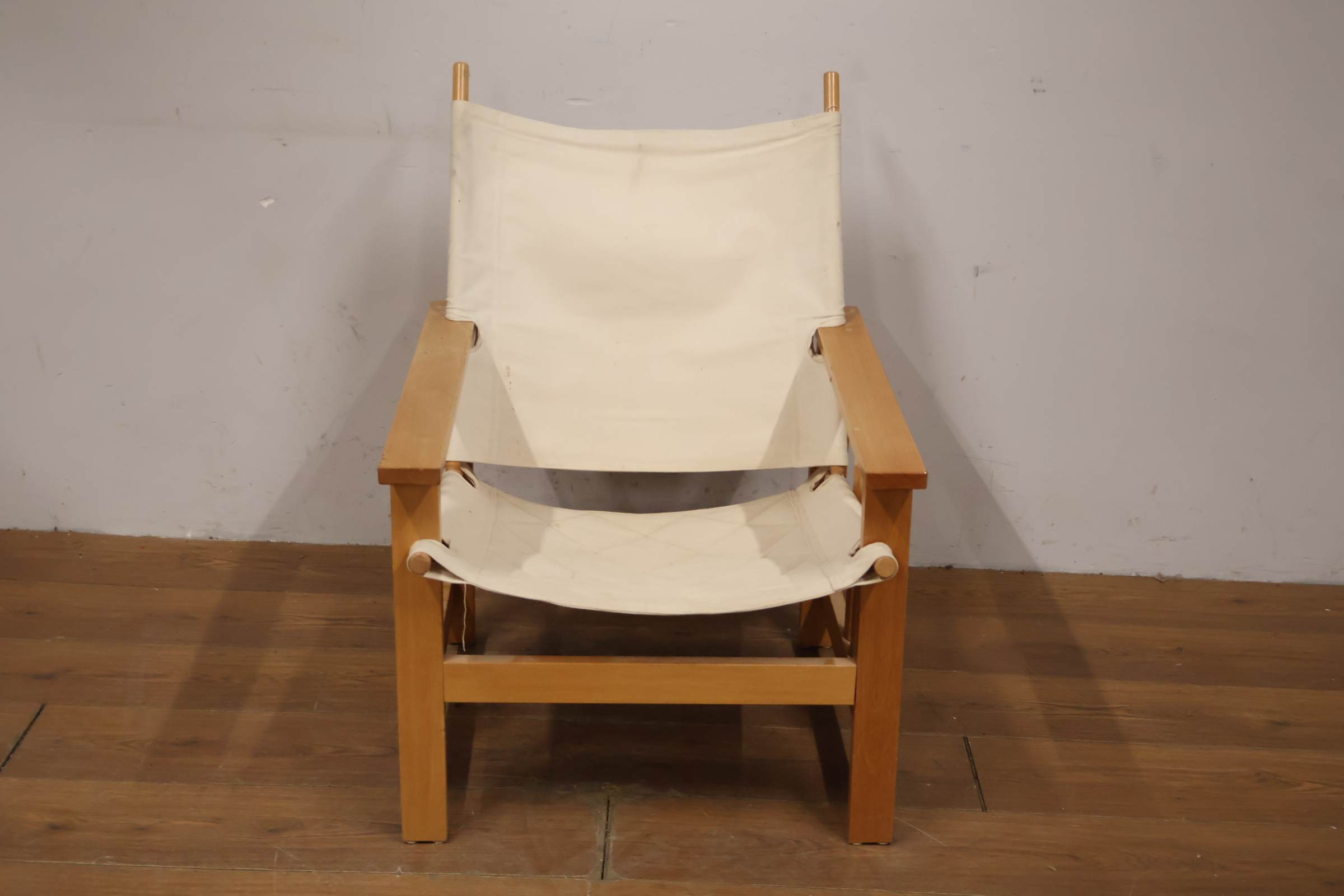 Vintage Scandinavisch design Safari chair fauteuil – foto 11 – kavel bij GSD Auctions, Zoeterwoude