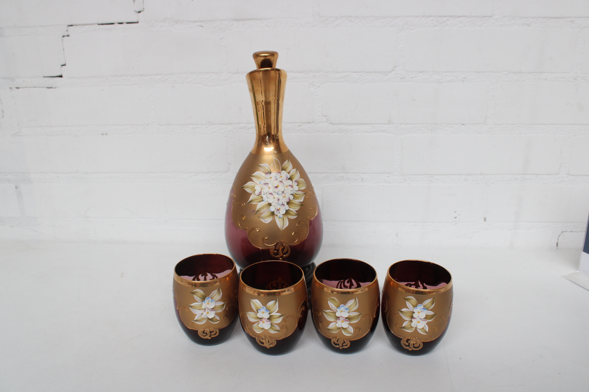Set glazen karaf met bekers – foto 2 – kavel bij GSD Auctions, Zoeterwoude