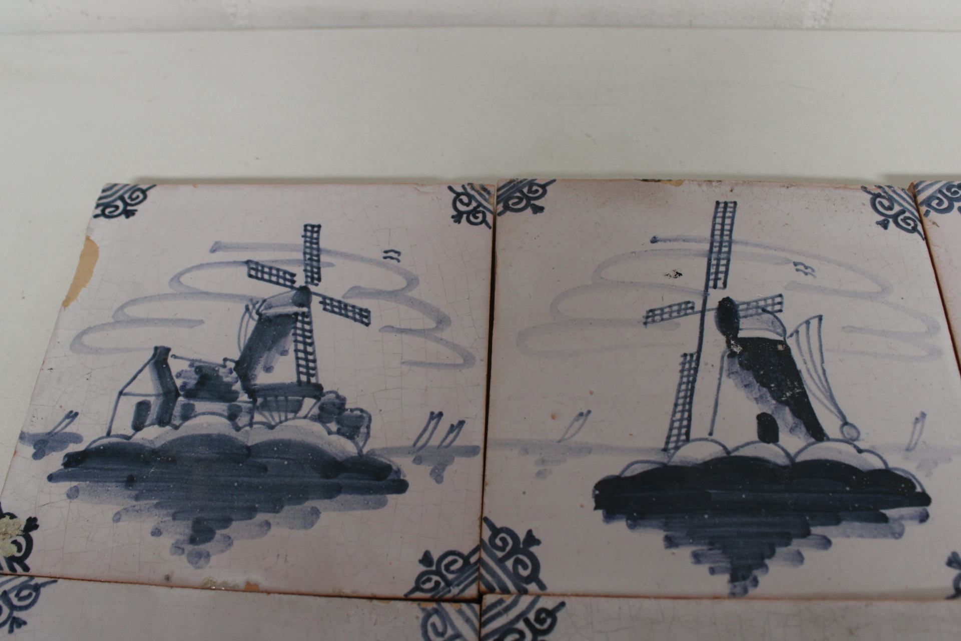 Set Delftsblauwe Wandtegels met Molenmotief – foto 3 – kavel bij GSD Auctions, Zoeterwoude