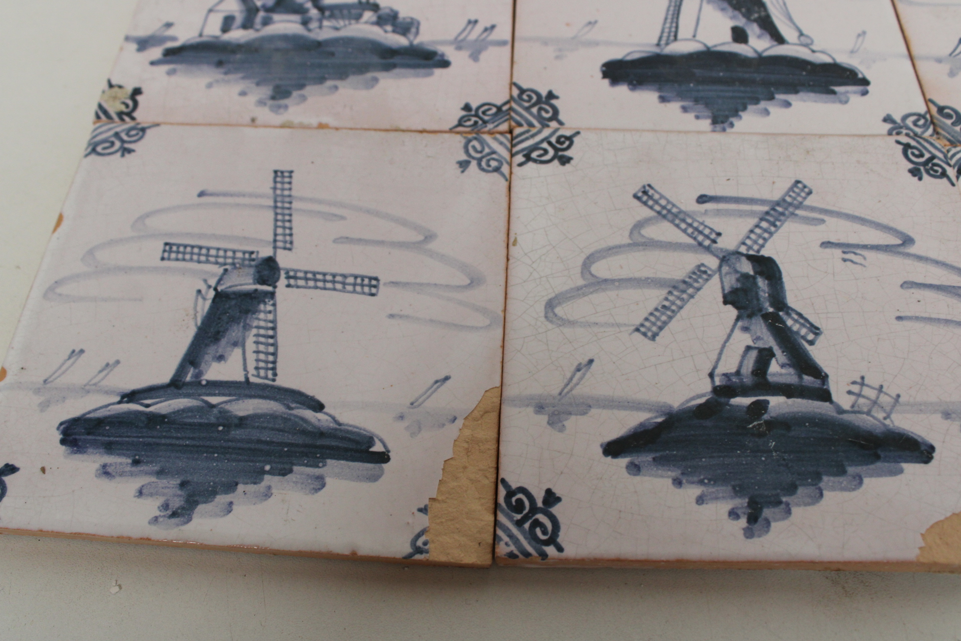 Set Delftsblauwe Wandtegels met Molenmotief – foto 5 – kavel bij GSD Auctions, Zoeterwoude