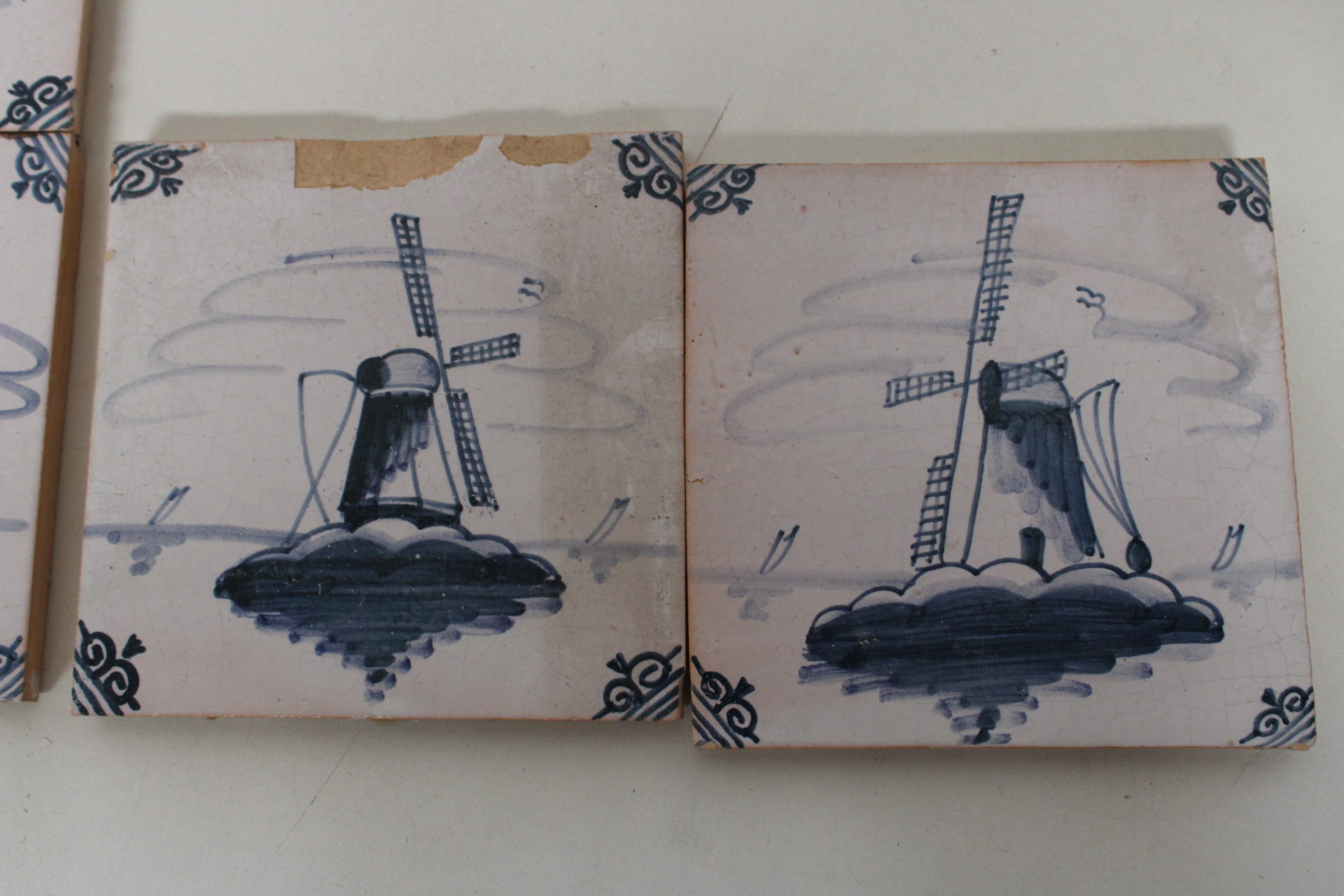 Set Delftsblauwe Wandtegels met Molenmotief – foto 7 – kavel bij GSD Auctions, Zoeterwoude
