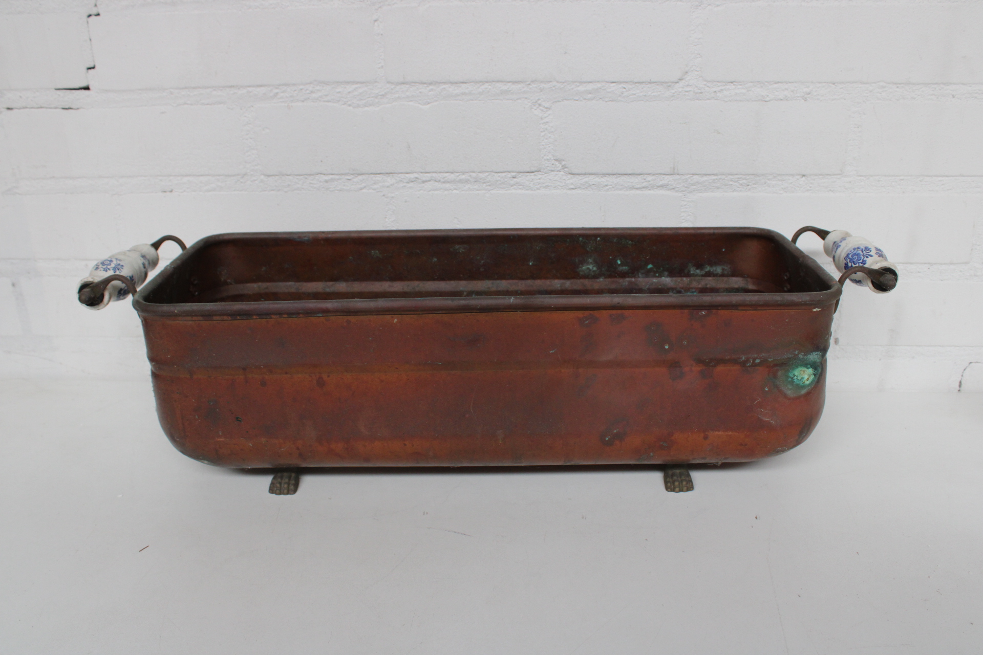 Vintage koperen bloembak – foto 2 – kavel bij GSD Auctions, Zoeterwoude