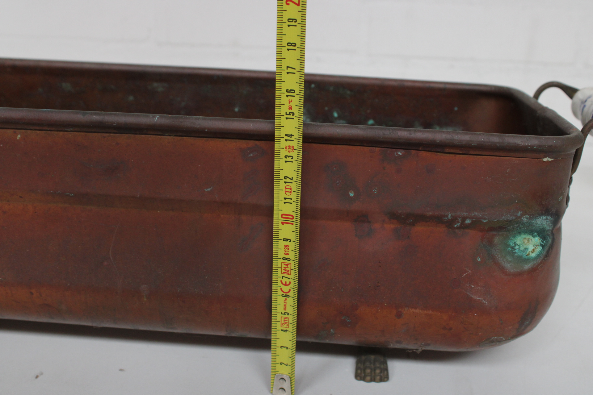 Vintage koperen bloembak – foto 8 – kavel bij GSD Auctions, Zoeterwoude