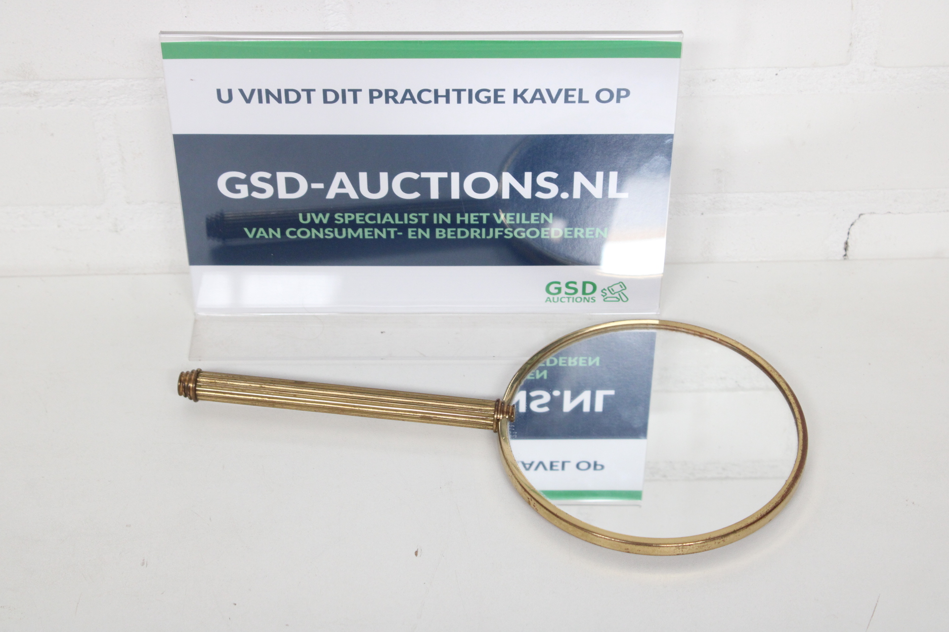 Loep met gouden handvat – kavel bij GSD Auctions, Zoeterwoude
