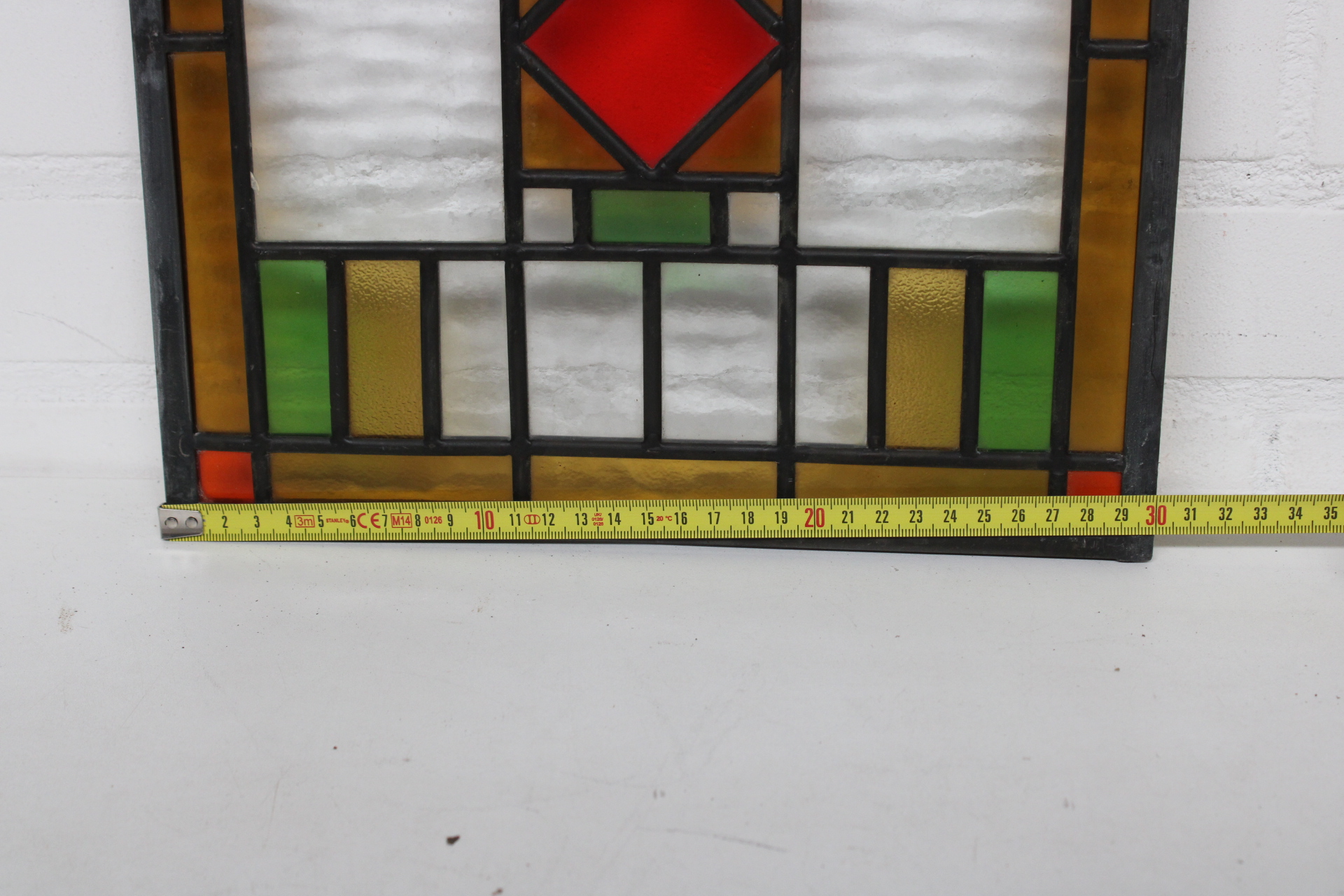 Set van 2 antieke gekleurde glas-in-lood ramen – foto 7 – kavel bij GSD Auctions, Zoeterwoude