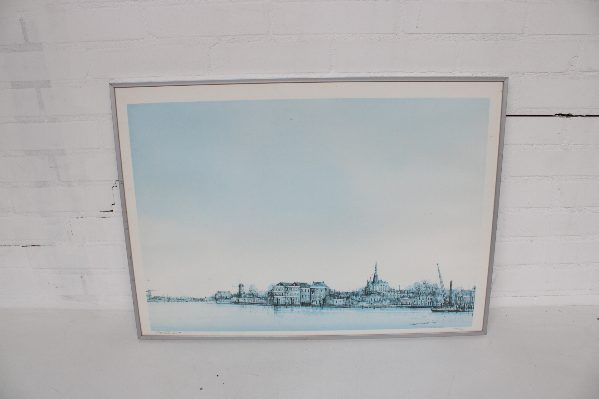 Ingelijste horizon stadsgezicht print – foto 2 – kavel bij GSD Auctions, Zoeterwoude