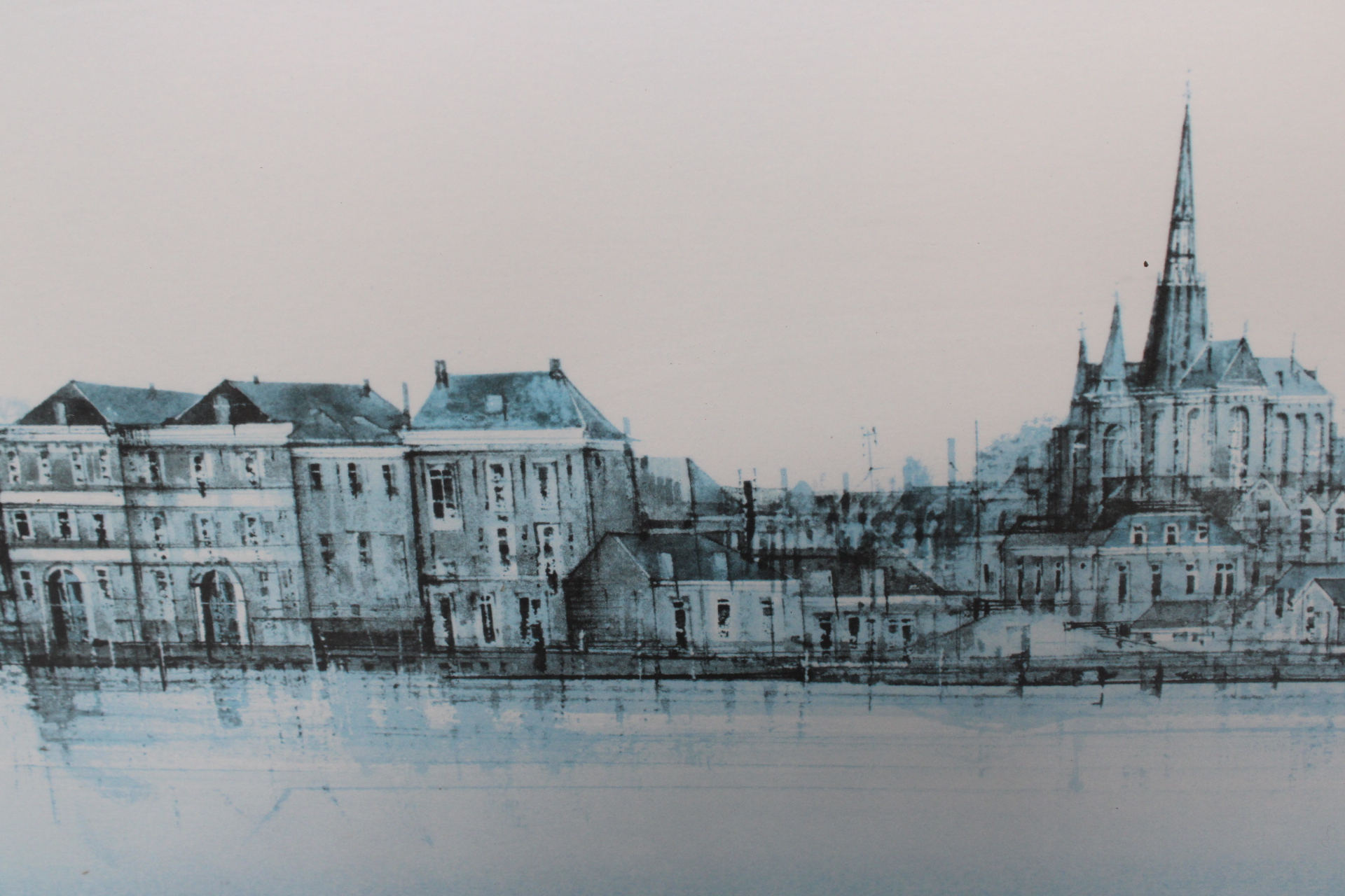 Ingelijste horizon stadsgezicht print – foto 8 – kavel bij GSD Auctions, Zoeterwoude