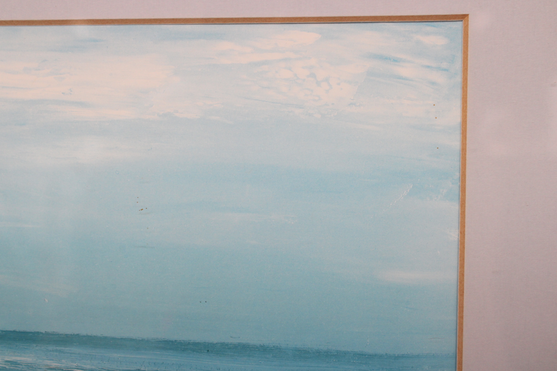 Ingelijste schilderij van zeezicht – foto 6 – kavel bij GSD Auctions, Zoeterwoude