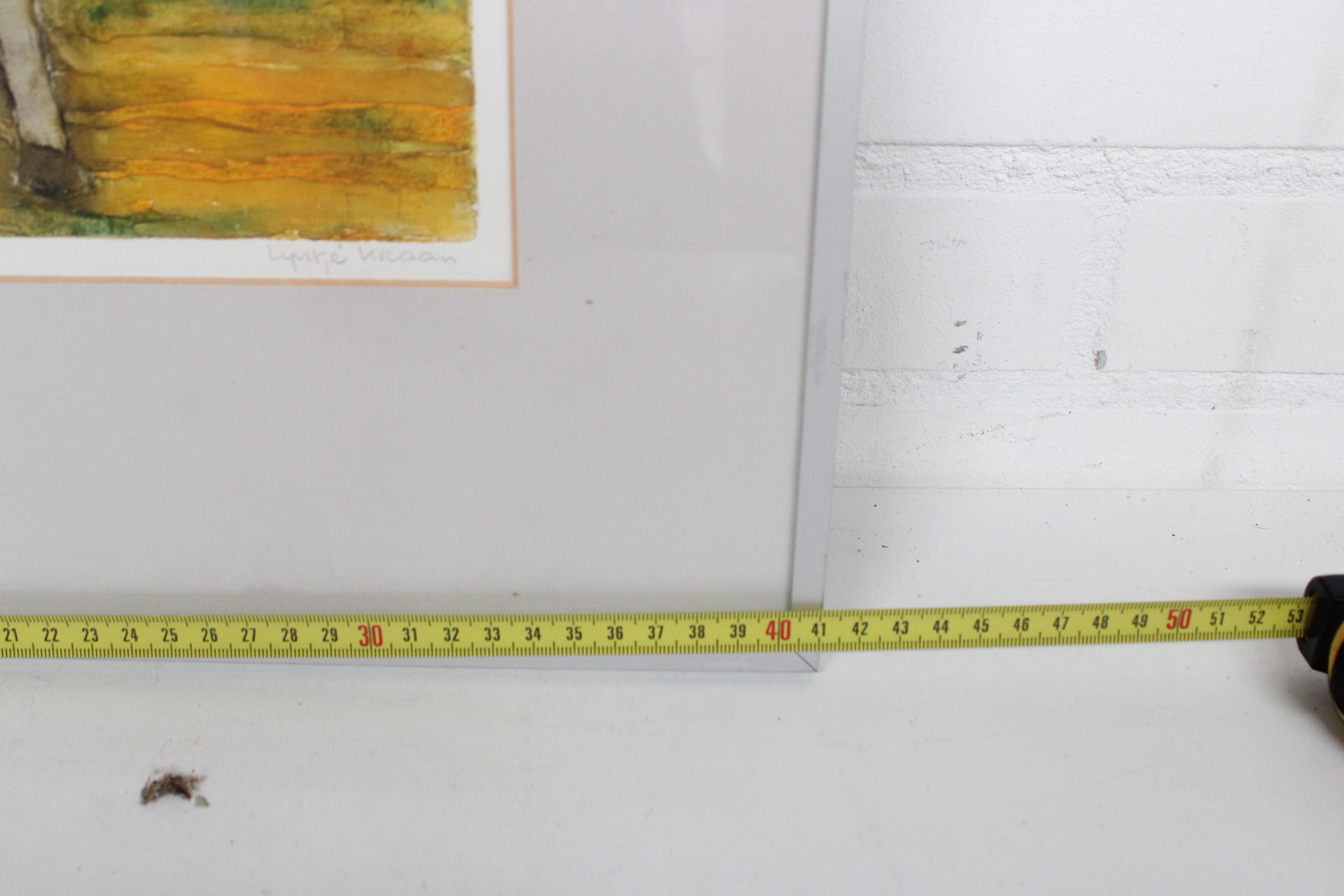Ingelijst kunstwerk met koeien – foto 10 – kavel bij GSD Auctions, Zoeterwoude