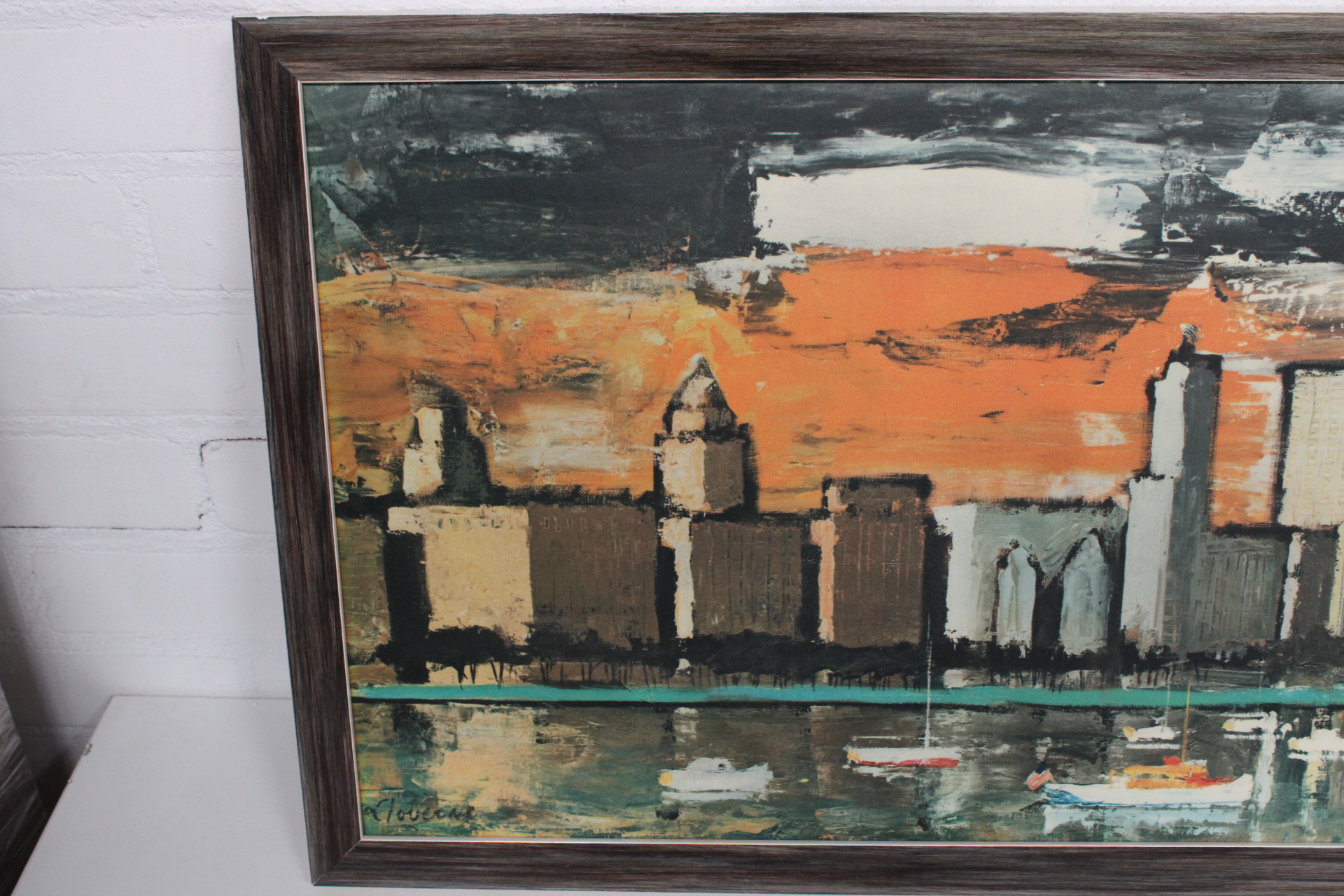 Schilderij stadsgezicht – foto 4 – kavel bij GSD Auctions, Zoeterwoude