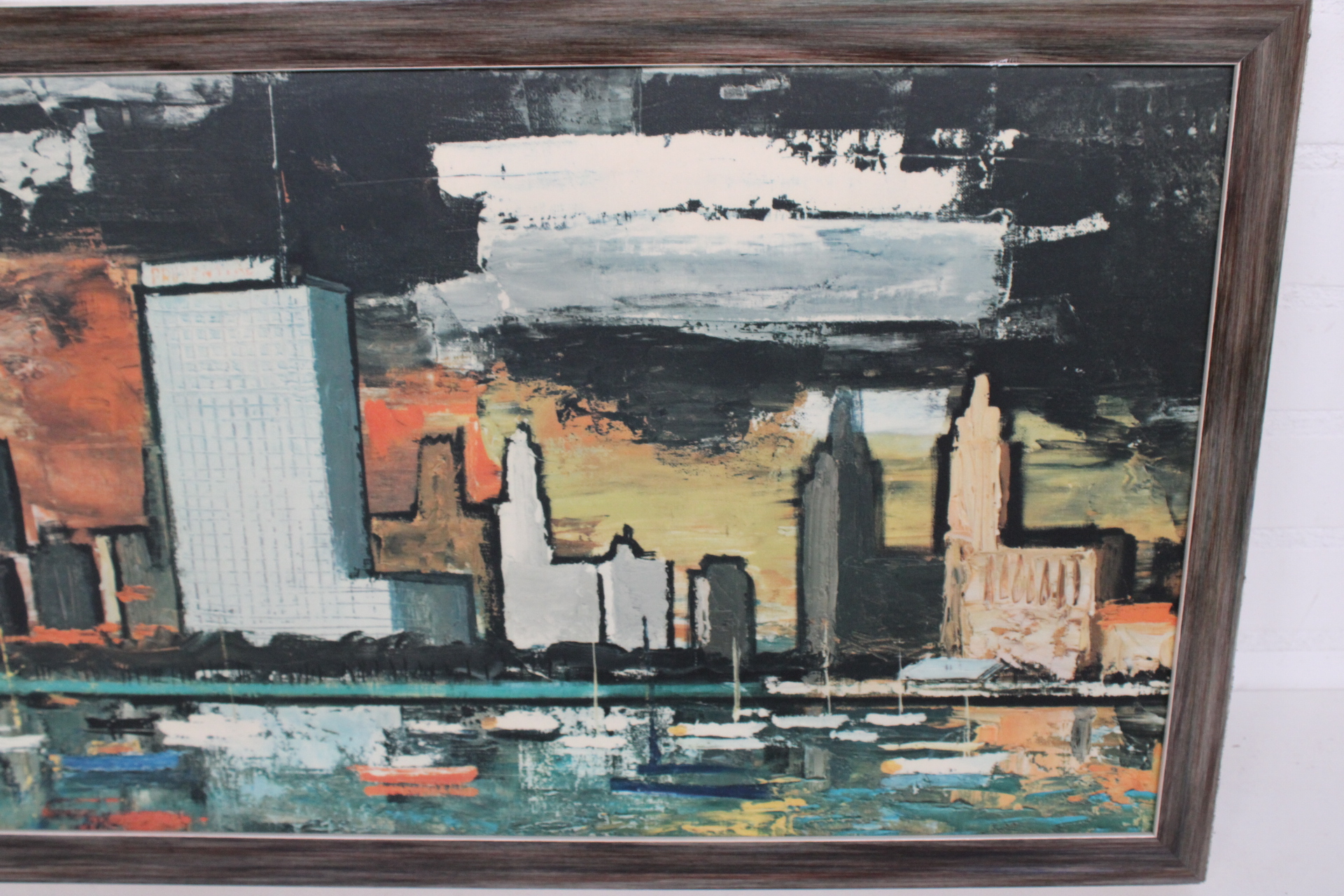Schilderij stadsgezicht – foto 6 – kavel bij GSD Auctions, Zoeterwoude