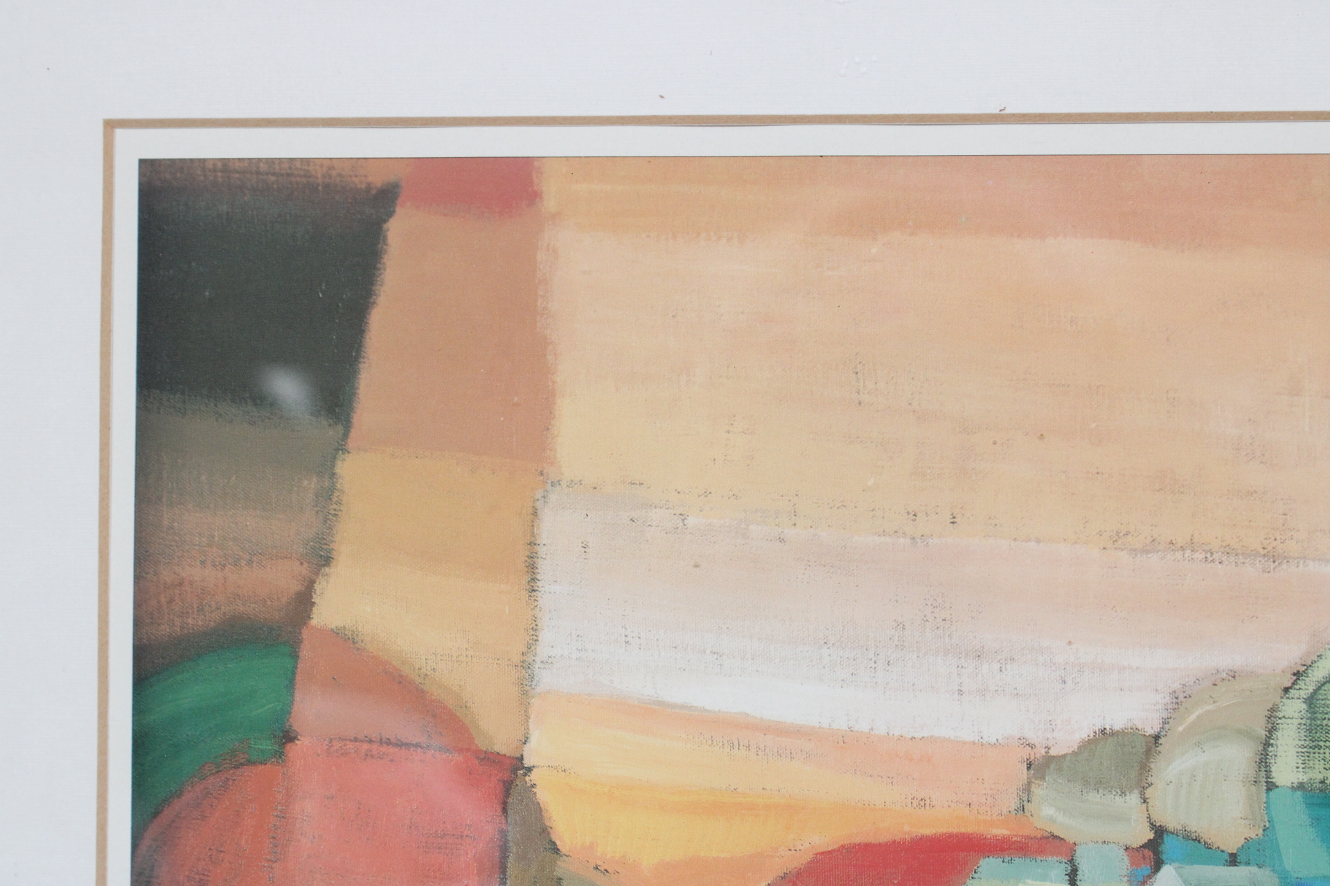 Ingelijste abstracte landschap – foto 4 – kavel bij GSD Auctions, Zoeterwoude