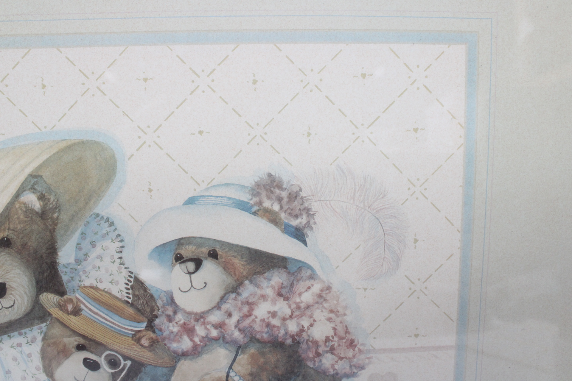 Ingelijste prent met teddyberen – foto 5 – kavel bij GSD Auctions, Zoeterwoude