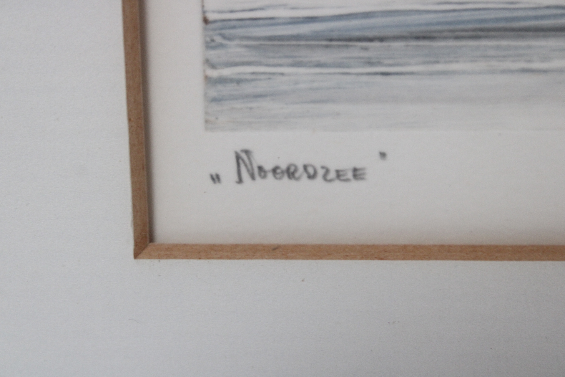 Ingelijste aquarel landschap – foto 3 – kavel bij GSD Auctions, Zoeterwoude