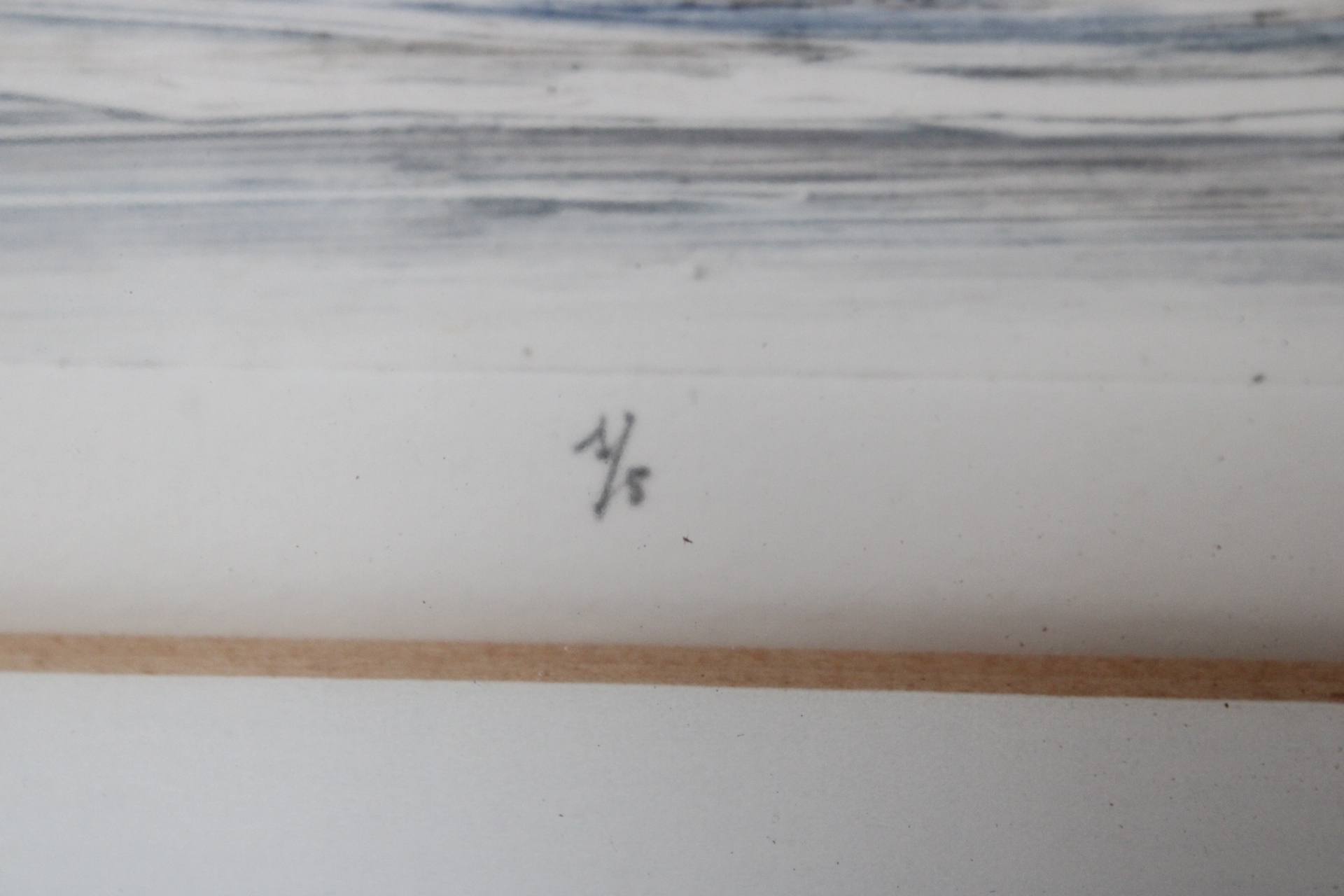 Ingelijste aquarel landschap – foto 5 – kavel bij GSD Auctions, Zoeterwoude