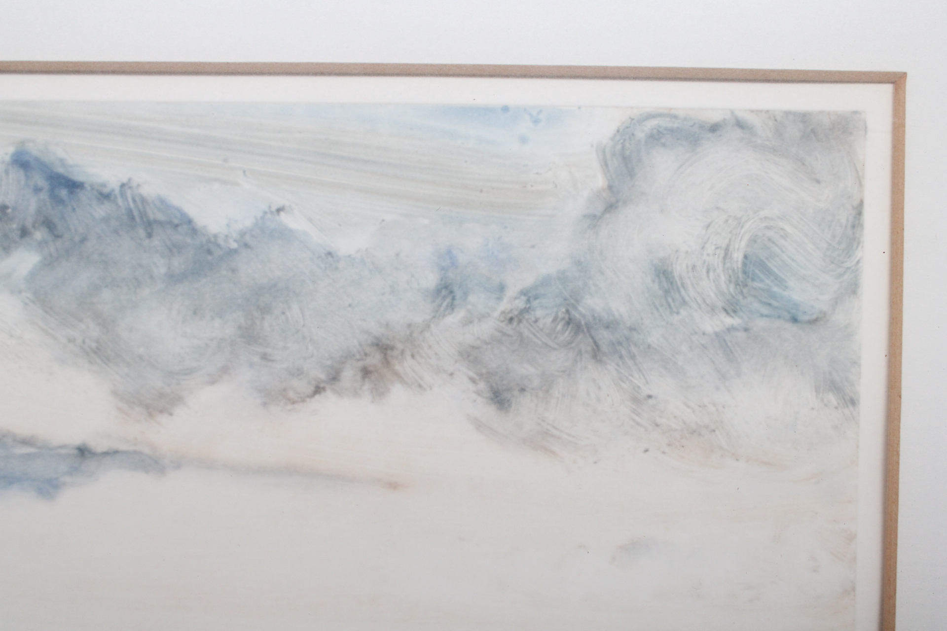 Ingelijste aquarel landschap – foto 7 – kavel bij GSD Auctions, Zoeterwoude