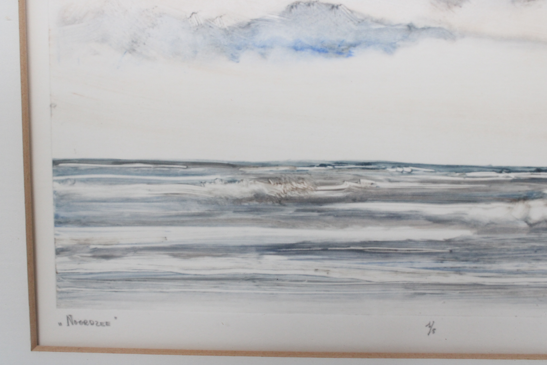 Ingelijste aquarel landschap – foto 9 – kavel bij GSD Auctions, Zoeterwoude