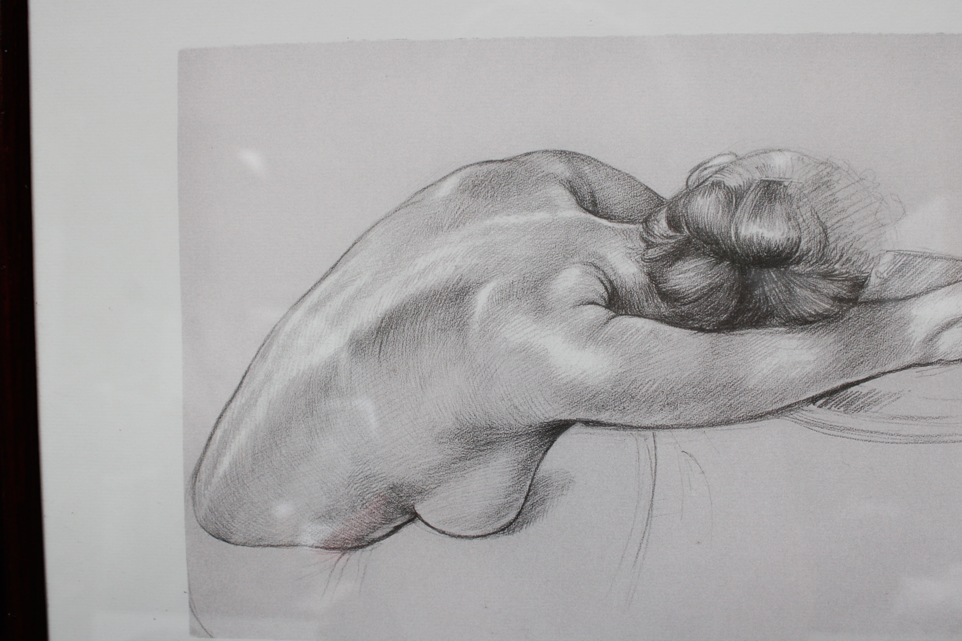 Tekening naakt vrouwelijk torso Van Hove – foto 4 – kavel bij GSD Auctions, Zoeterwoude