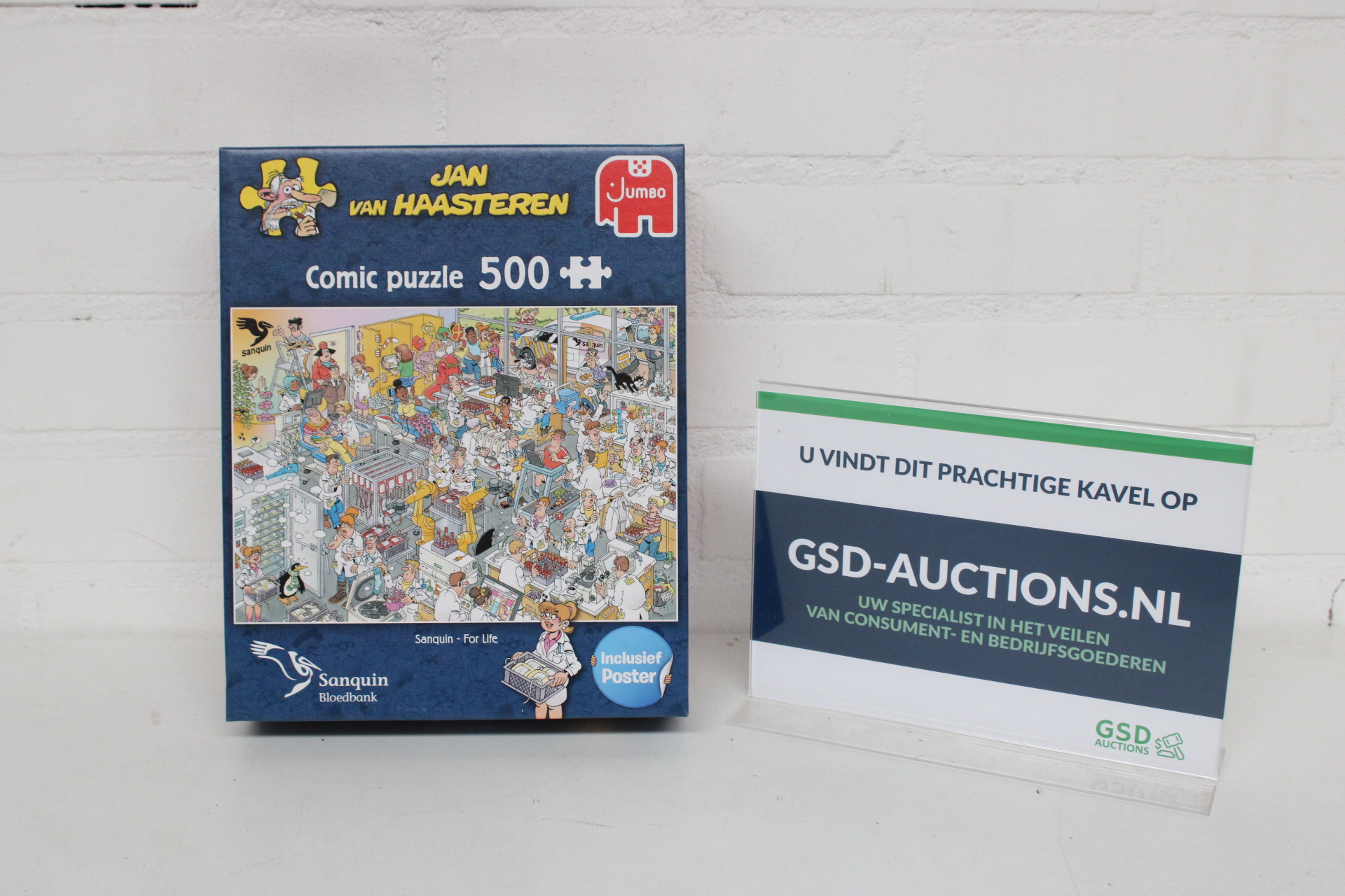 Jan van Haasteren Comic Puzzle 500 stukjes – kavel bij GSD Auctions, Zoeterwoude