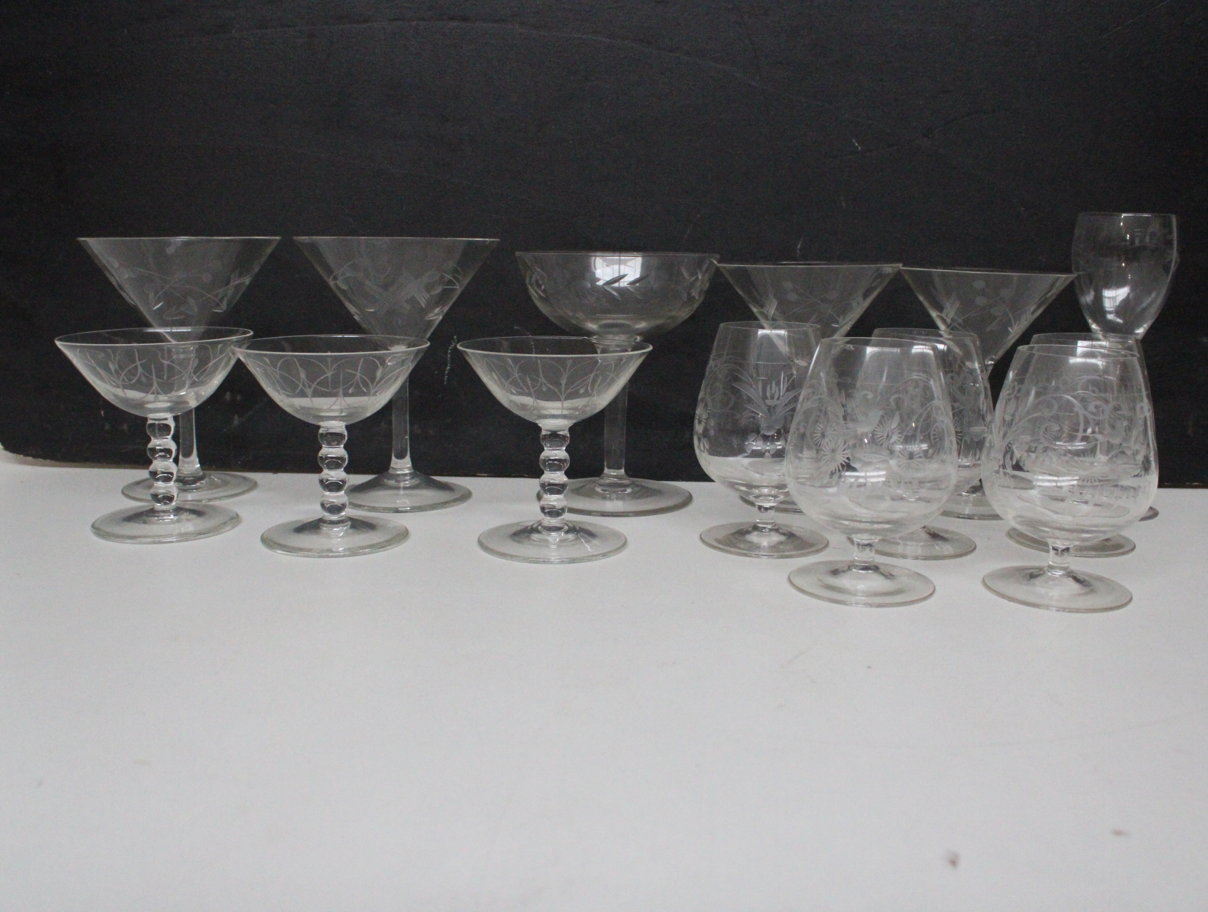 Set geslepen kristallen glazen – foto 3 – kavel bij GSD Auctions, Zoeterwoude