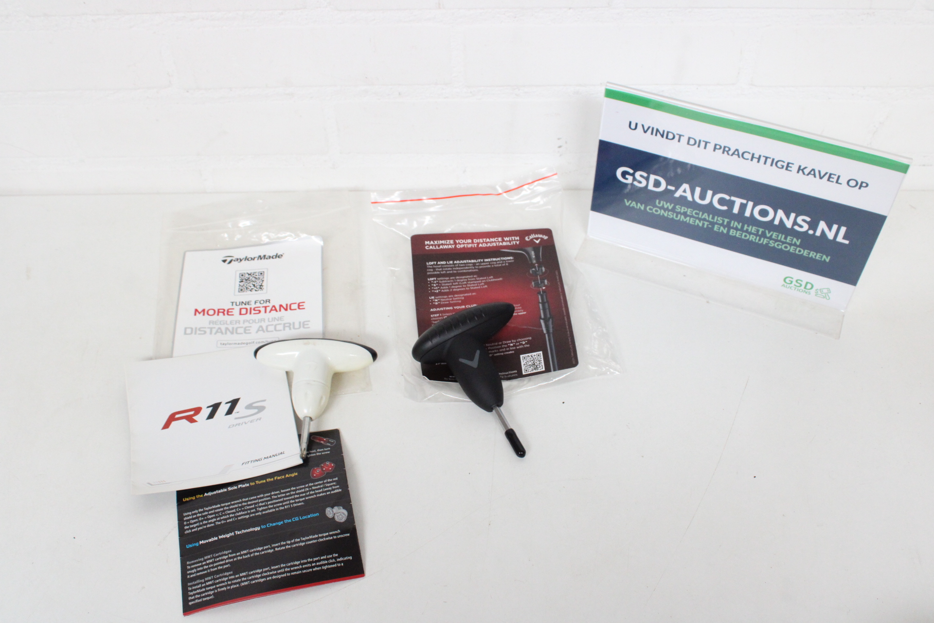 TaylorMade R11S Driver fitting manual – kavel bij GSD Auctions, Zoeterwoude