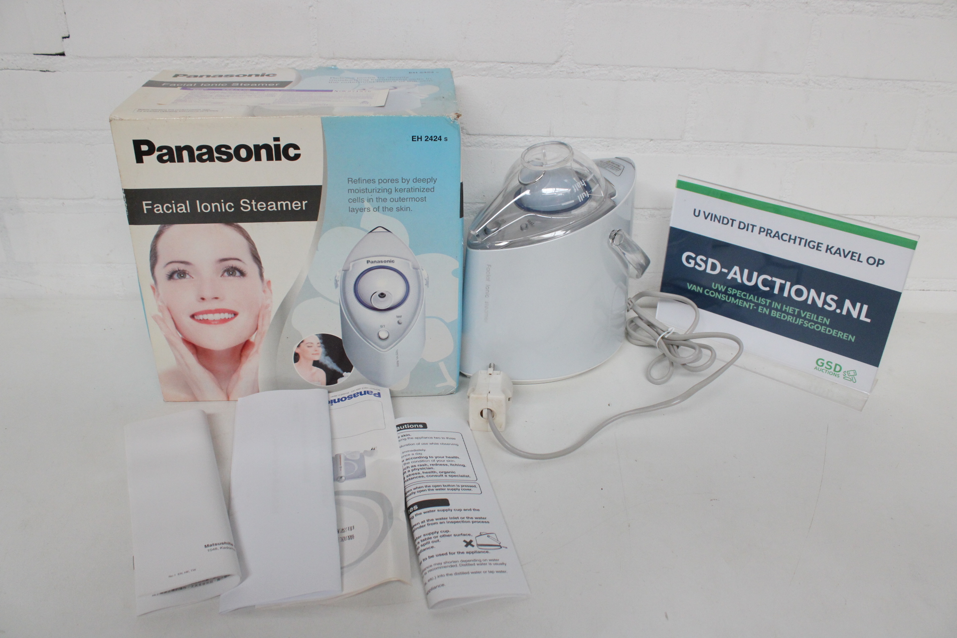 Panasonic Facial Ionic Steamer EH 2424 s – kavel bij GSD Auctions, Zoeterwoude