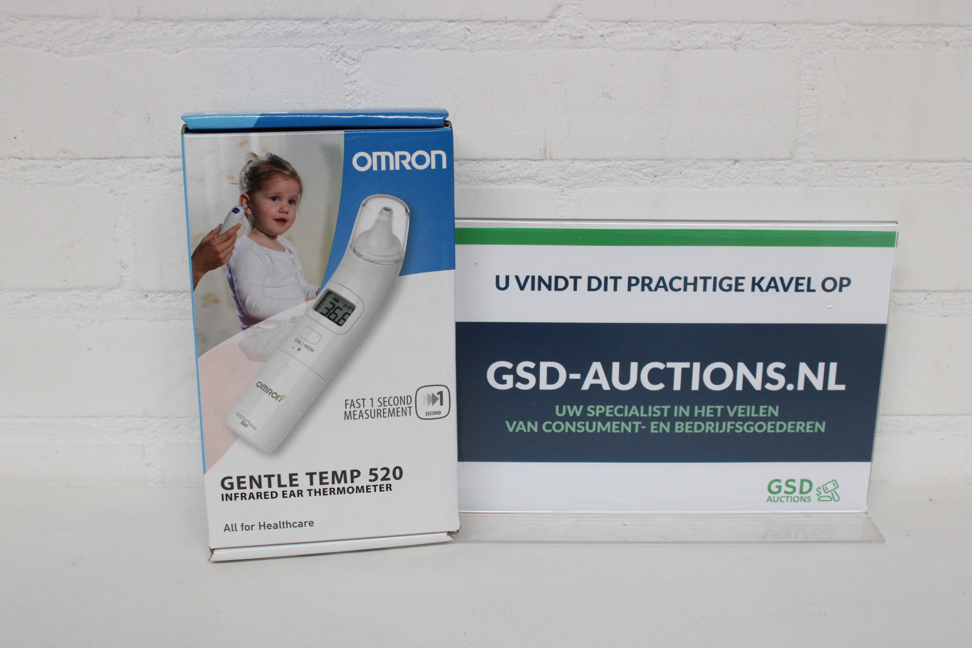 Omron Gentle Temp 520 infrarood oorthermometer – kavel bij GSD Auctions, Zoeterwoude