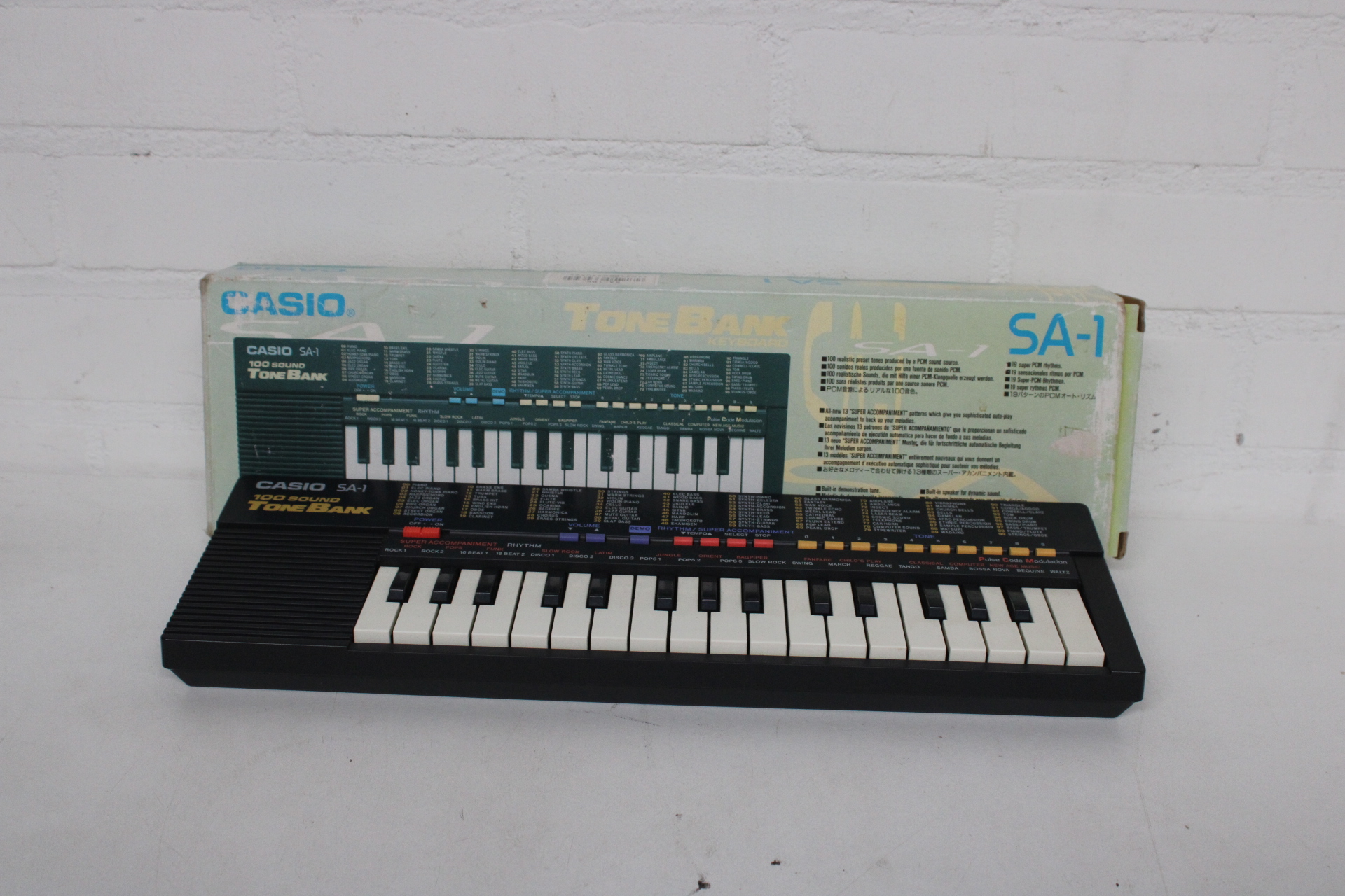 Casio SA-1 Tone Bank keyboard – foto 2 – kavel bij GSD Auctions, Zoeterwoude
