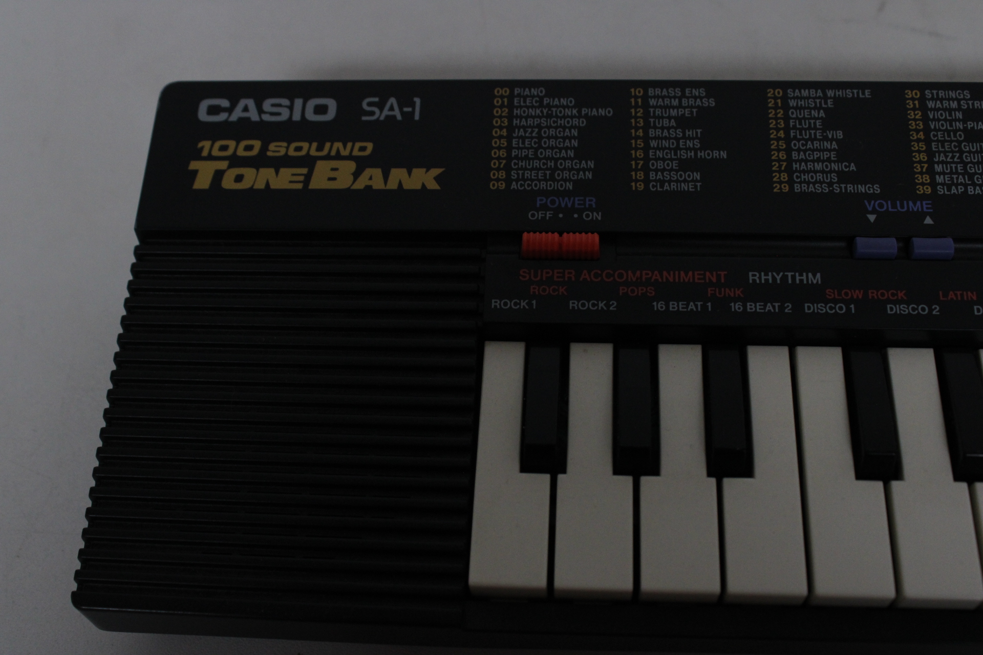 Casio SA-1 Tone Bank keyboard – foto 3 – kavel bij GSD Auctions, Zoeterwoude