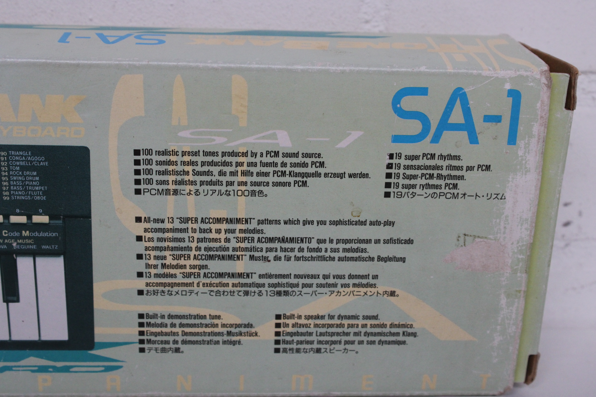 Casio SA-1 Tone Bank keyboard – foto 7 – kavel bij GSD Auctions, Zoeterwoude