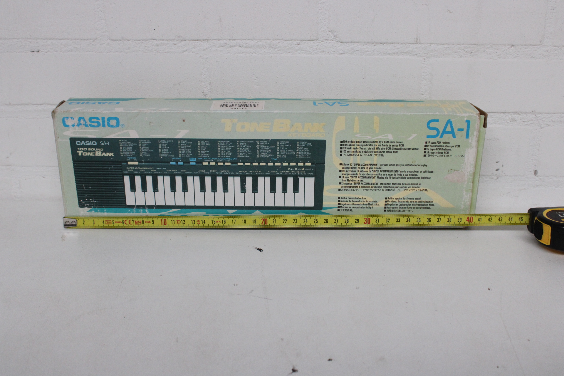 Casio SA-1 Tone Bank keyboard – foto 10 – kavel bij GSD Auctions, Zoeterwoude