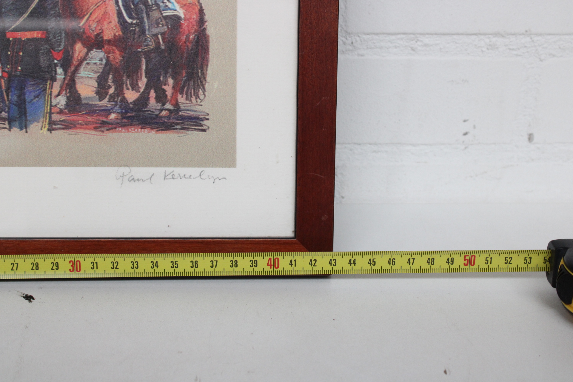 Ingelijste druk van militeren op paarden – foto 11 – kavel bij GSD Auctions, Zoeterwoude
