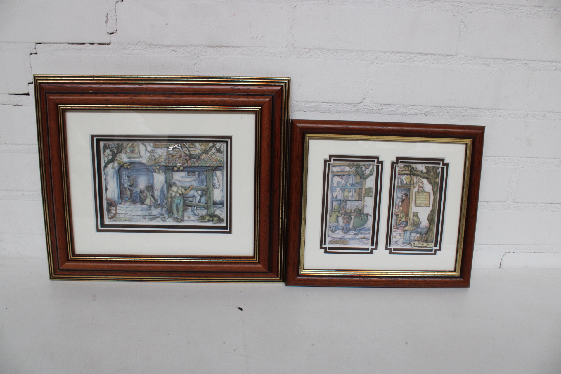 Set van drie ingelijste Anton Pieck prenten – foto 2 – kavel bij GSD Auctions, Zoeterwoude