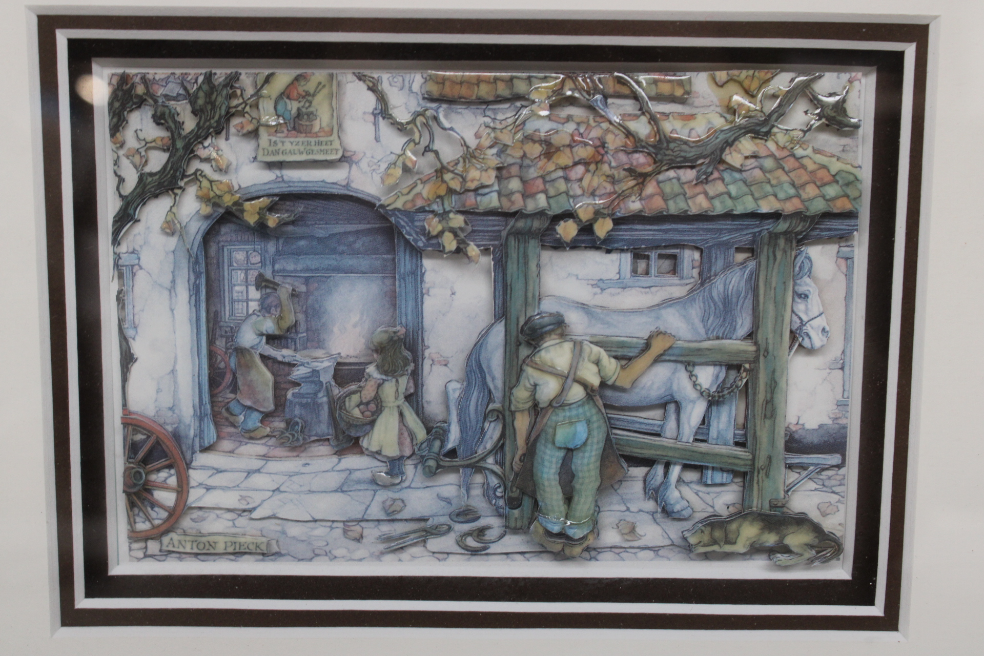 Set van drie ingelijste Anton Pieck prenten – foto 3 – kavel bij GSD Auctions, Zoeterwoude