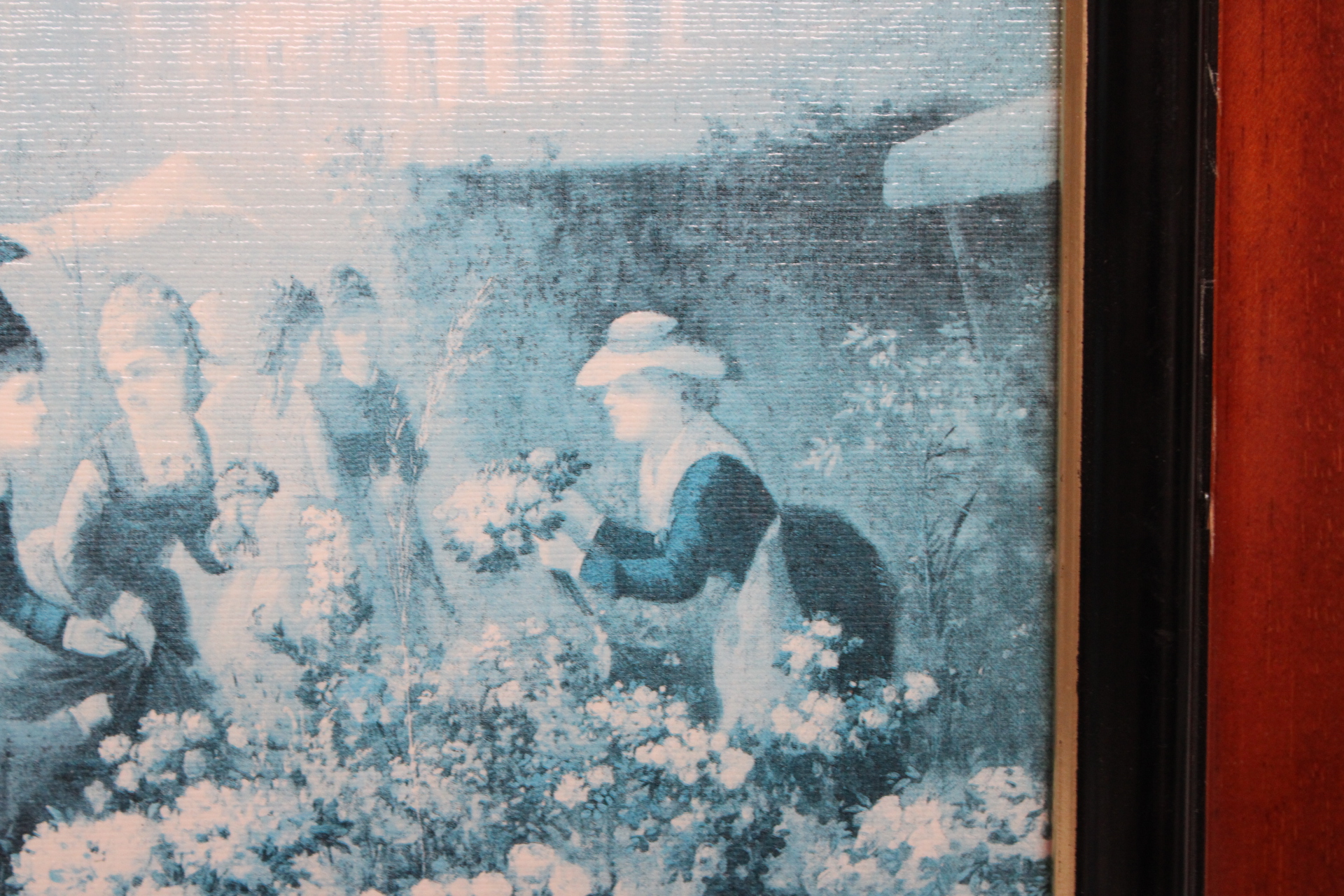 Ingelijste blauw-witte afbeelding van kaartspel – foto 6 – kavel bij GSD Auctions, Zoeterwoude