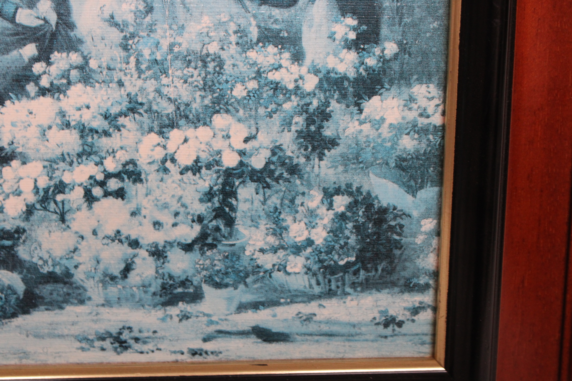 Ingelijste blauw-witte afbeelding van kaartspel – foto 9 – kavel bij GSD Auctions, Zoeterwoude