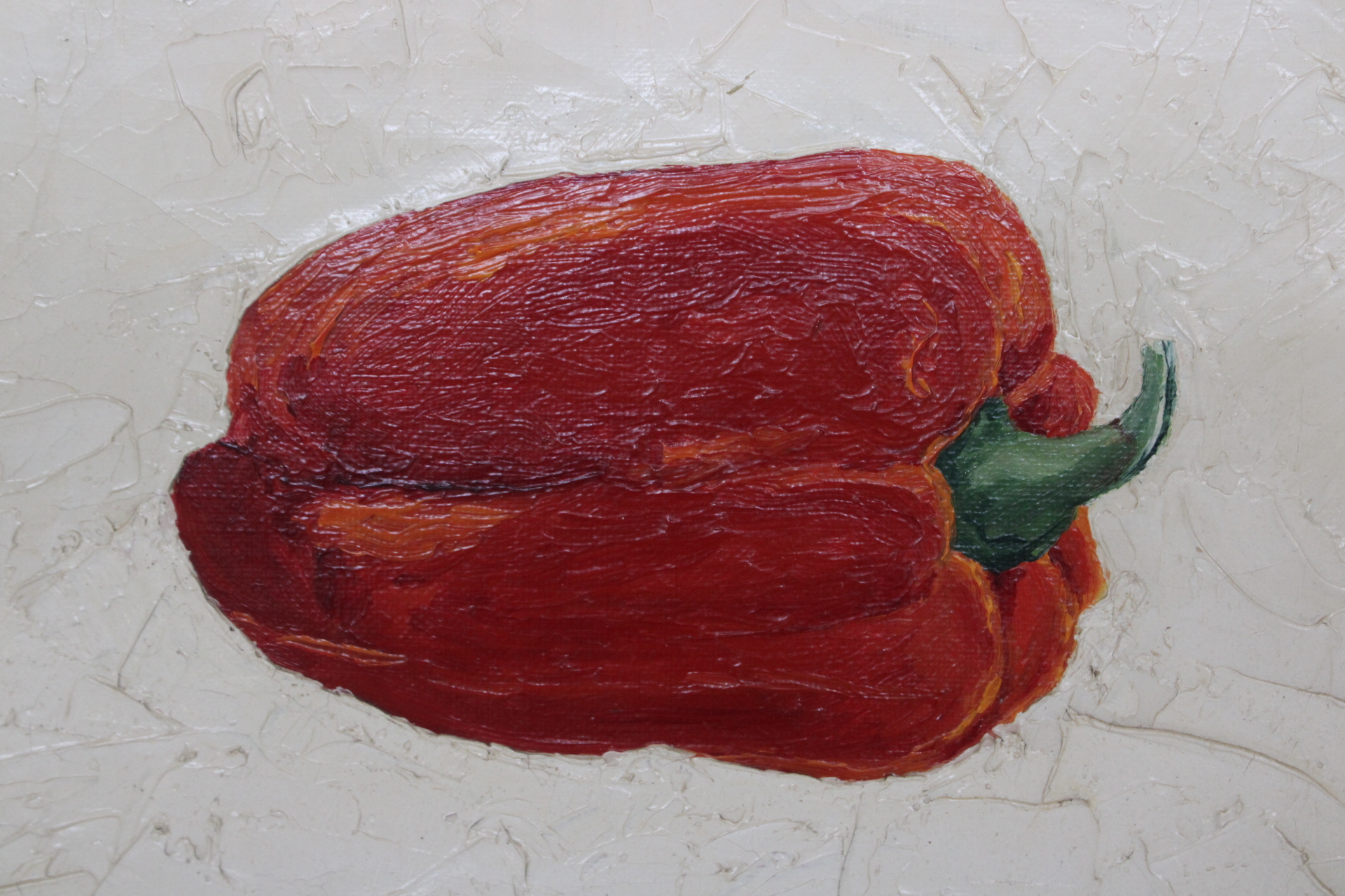 Schilderij rode paprika – foto 4 – kavel bij GSD Auctions, Zoeterwoude
