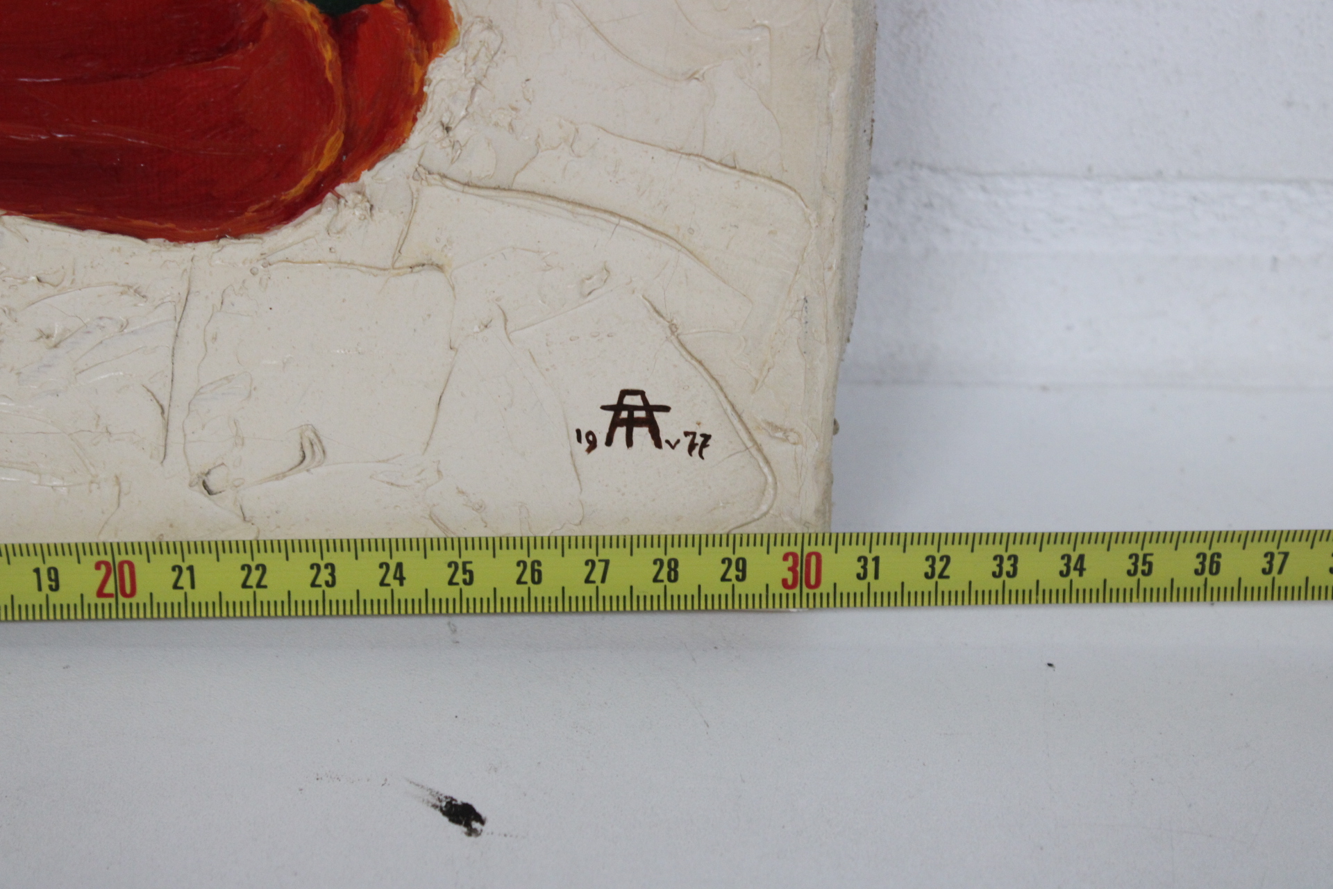 Schilderij rode paprika – foto 5 – kavel bij GSD Auctions, Zoeterwoude